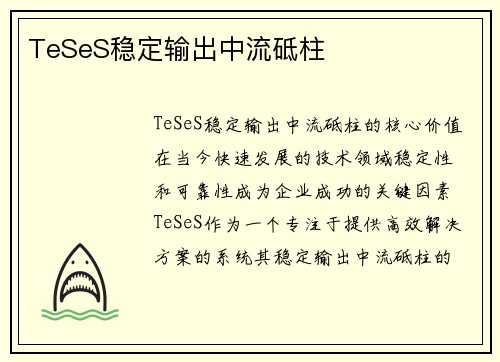 TeSeS稳定输出中流砥柱